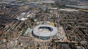 Stadion baru tottenham hotspur saat melakukan proses akhir pembuatan di london, inggris, 6 desember 2018. Nama Stadion Baru Tottenham Hotspurs Dianggap Tak Kreatif Okezone Bola