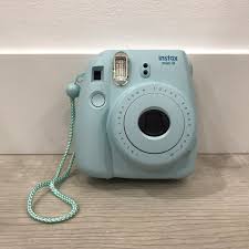 The polaroid mint ($99, polaroid.com), hp sprocket ($130 these gizmos shepherd shots from the limbo of your camera roll to your fridge, scrapbook, desk or (if. Aesthetic Light Blue Polaroid Camera Novocom Top