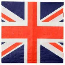 Serviettes De Table Angleterre Drapeau Anglais Les 20 Serviette De Table Serviette Papier Et Serviettes