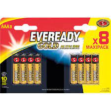 Free rental car with tow 9. Evg 8xaaa Gold Alkaline Battery Aaa Micro 8 Pack At Reichelt Elektronik