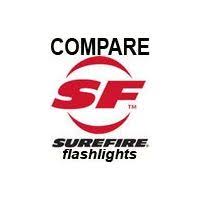 Surefire Flashlight Comparison Specifications Chart