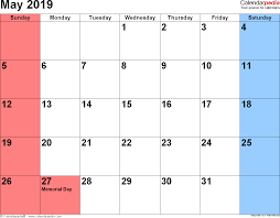 May Calendar 2019 Calendar 2019 Printable August Calendar Monthly Calendar Printable