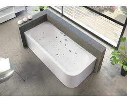 Badewannenaufsatz glas 1400x800 mm mit siebdruckde. Whirlpool Spirit Rechts 180 X 80 Cm Weiss Mit Integrierter Wanneneinlaufgarnitur Bei Hornbach Kaufen