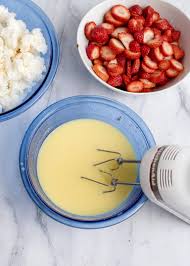Making Pudding For Strawberry Punch Bowl Cake Punch Bowl Cake Summertime Recipes Cooking Recipes