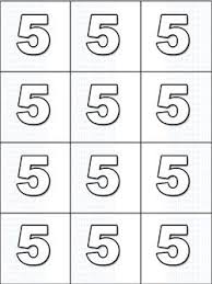 Digits And Numbers 12 Outline Digits Five Materials Of Arithmetic And Mathematics Raskraski Dlya Detej