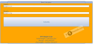 How to calculate bmi using pounds and feet ? Bmi Calculator Code In Javascript T4tutorials Com
