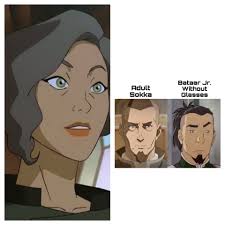 It may be a stretch but... I have a theory about Lin and Suyin's parents:  Toph had secret affairs with Zuko and Sokka. I have nothing more than these  two scenes where