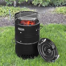 It is not completely sealed meaning it may drop small amounts of grease or ash onto the surface its sitting. Multi Function Barrel Pit Charcoal Smoker Grill Bbq Pizza Oven Table Xtremepowerus