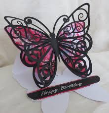 Download Butterfly 1 Easel Card Template PSD Mockup Templates