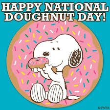 Great selection of donut clipart images. Snoopy Happy Friday And Donut Day Facebook