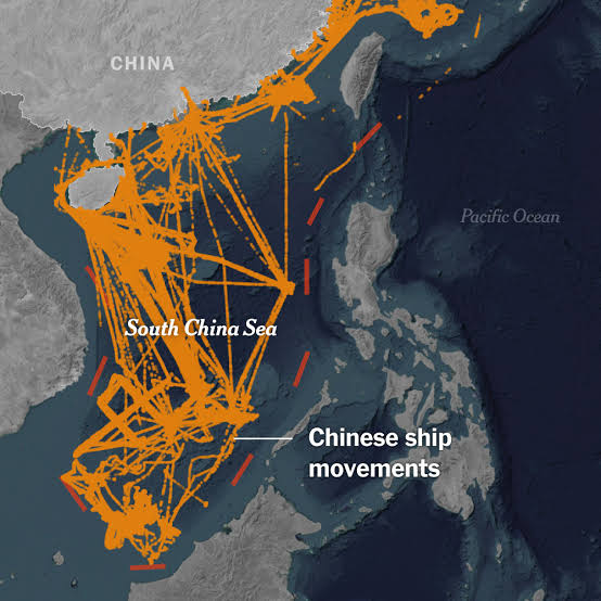 How China Dominates South China Sea with Its Ships - The New York Times