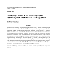 Another word for opposite of meaning of rhymes with sentences with find word forms translate from english translate to english words with friends scrabble crossword / codeword words starting with words ending with words containing exactly. Pdf Developing A Mobile App For Learning English Vocabulary In An Open Distance Learning Context