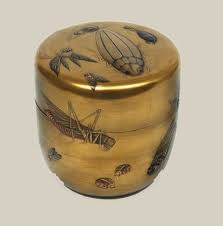 Japaneseaesthetics A Gold Lacquer Tea Caddy Chaire Meiji Period 1868 1910 Japan Tea Caddy Japanese Lacquerware Japanese Tea Ceremony