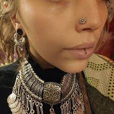 Silver Nose Ring Nose Stud Nose Pin Nose Ring Indian Nose Ring Nose Jewelry Nose Piercing Boho Nose Jewelry Tribal Nose Stud Nose Piercing Stud Nose Jewelry Nose Piercing Jewelry