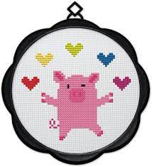 You can download this by. Amazon Com Maydear Full Range Of Embroidery Starter Kits Stamped Cross Stitch Kits Beginners For Diy Embroidery 11ct 3 Strands A Little Pig 6 7 6 7 Inch