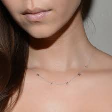 The Original Spaced Letter Necklace Small In 2021 Diamond Cross Pendants Diamond Cross Necklaces Letter Necklace