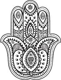 See more ideas about hamsa, coloring pages, hamsa hand. Hamsa Hand Coloring Page Full Size Png Download Seekpng