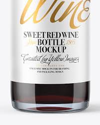 Download 375ml Clear Glass Red Wine Bottle Mockup In Bottle Mockups On Yellow Images Object Mockups PSD Mockup Templates