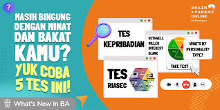 Untuk tes bakat dan minat, kami menggunakan yang sudah banyak digunakan dan terstandarisasi oleh himpsi (himpunan psikologi indonesia). Masih Bingung Dengan Minat Dan Bakat Kamu Yuk Coba 5 Tes Ini