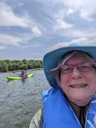 Kayaking with kids in shallow water
