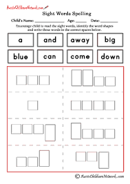 First, in the pack is a checklist that contains all the words that are being learnt in this pack. Pre Primer Sight Words Shapes And Spellings Aussie Childcare Network