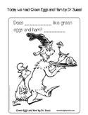 Seuss and one the parent information sheet includes an introductory note that you can personalize, instructions about how to use the packet, and tips for sharing fiction. Green Eggs And Ham Coloring Worksheets Teaching Resources Tpt
