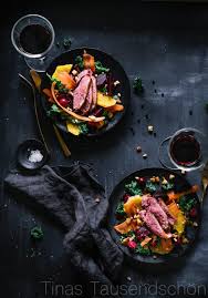Weihnachtlicher Grunkohlsalat Mit Entenbrust Tinastausendschon Rezept Rezepte Lebensmittel Essen Lebensmittelfoto