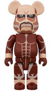 be rbrick 28 be rbrick 超大型巨人 400 attack on titan art toy action figures