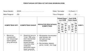 Download kkm k13 sd revisi 2019 dan 2018 untuk semua kelas pada semester 1 dan 2. Download Kkm Kelas 6 Sd Mi Semester 1 Kurikulum 2013 Web Ptk