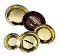 China Factory Tin Metal Lids Ends for Paper Tube Paper Packaging Cans