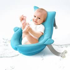 It's best not to bathe your baby straight after lower your baby gently into the bowl or bath using one hand to hold their upper arm and support their head and shoulders. Bath Support Seat Soft Fabric Folding Infant Tub Seat For Bathing In The Sink Bathtub Travel Accessory Blue Fish Baby Shower Gift Walmart Com Walmart Com