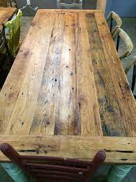 7 Foot Reclaimed Oak Farm House Table Farmhouse Table Kitchen Table Decor Diy Farmhouse Table