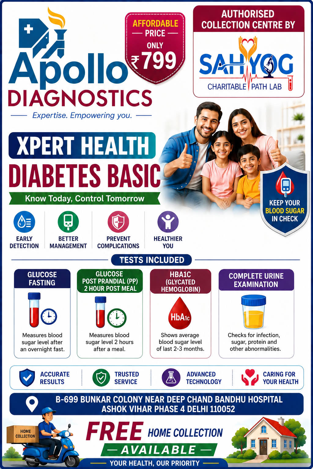 XPERT HEALTH DIABETES BASIC product image