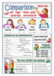 Basic Comparison Licoes De Gramatica Exercicios De Ingles Atividades De Gramatica