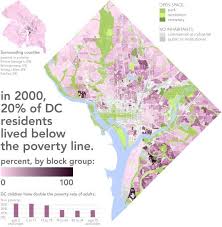 Poverty Levels Around Dc Map Poverty Racial