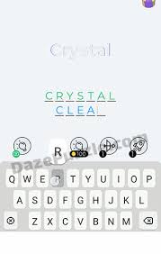 Ads, cue, sad, sea, sue, use. Dingbats Level 82 Crystal Answer Daze Puzzle