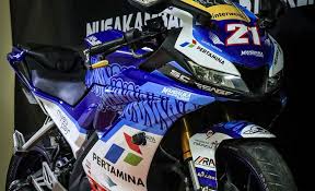 Honda supra x125 racikan bengkel tkr21 di cilegon, banten ini, sedang fenomenal saat ini. Tren Stiker Decal Livery Mandalika Racing Team Di Motor