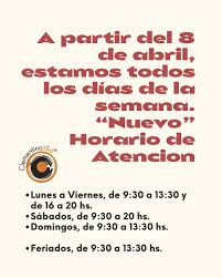 Nuevo Horario de Atención