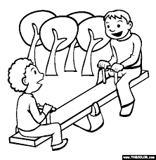 Download and print these playground coloring pages for free. School Online Coloring Pages