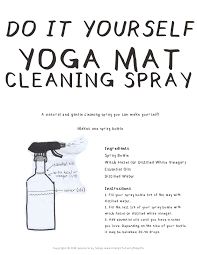The bright, crisp scent left behind is both invigorating and relaxing. Yoga Mat Cleaning Spray Recipe Allergictoeverything Recipe Yoga Mat Cleaner Yoga Mat Spray Diy Yoga
