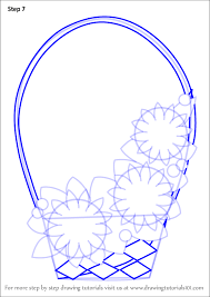 From sunflowers and roses, to eucalyptus and gypsophila, add a floral flourish that will last a lifetime. Learn How To Draw Flowers Basket For Kids Flowers Step By Step Drawing Tutorials
