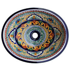 This bar sink is designed to be the perfect size for any bar design. Traditional Ceramic Talavera Sink Mediterranean Bathroom Sinks By Fine Crafts Imports Houzz