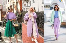 Gamis terbaru 2019 atasan cardigan tunik hijabjilbabpashminakhimar. 9 Warna Yang Cocok Dipadukan Dengan Outfit Ungu Muda Womantalk