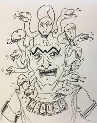 Enter youe email address to recevie coloring pages in your email daily! Medusa Coloring Page Fairytale Town