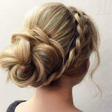 Gopro How To Video Lala S Updos Braided Flower Updo Hair Styles Long Hair Styles Bridesmaid Hair