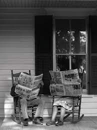 Rocking Chair Porch News Canvas Print In 2021 Rocking Chair Porch Rocking Chair Porch Sitting