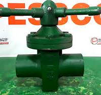 🟠DEMCO STYLE MUD GATE VALVE 2" SE FNPT 1500# PESSCO IS ...