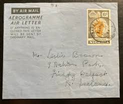 You can apply for your provisional driving licence by completing the dl1 application form which is available from main post office branches. 1954 Sapele Nigeria Air Letter Cover To Belfast Northern Ireland Hipstamp