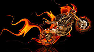 Bike Fire Wallpapers - Wallpaper Cave