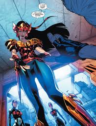 Lyta Trevor Was The Daughter Of The Earth Two Wonder Woman And Steve Trevor Post Crisis She Became The Daughter Of Wonder Woman Comic Dc Comics Artwork Comics